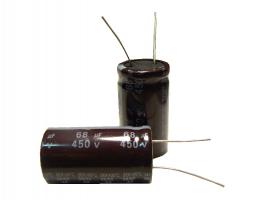 kondenzátor 68uF/450V 105°C