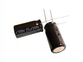 kondenzátor 22uF/200V 105°C