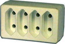 síťové rozbočení 230V 4x2,5A