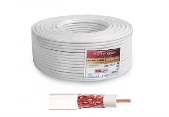 Koaxiální kabel OPTICUM RG6 120dB celoměděný