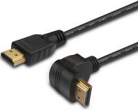 Kabel HDMI - HDMI 1.5m v.1.4 úhlový