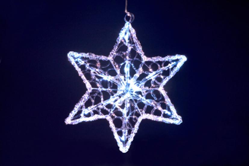 Svítící hvězda s LED