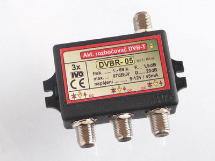 Rozbočovač DVBR-05 3x aktivní 20dB