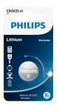 PHILIPS CR2025 lithiová knoflíková baterie