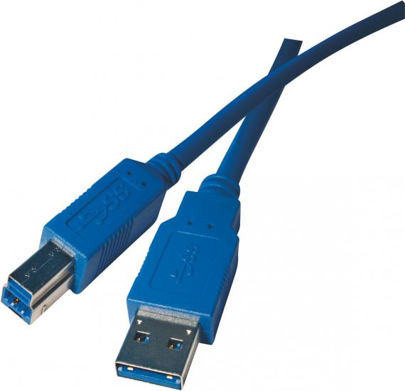 USB kabel 3.0 A vidlice - B vidlice 2m