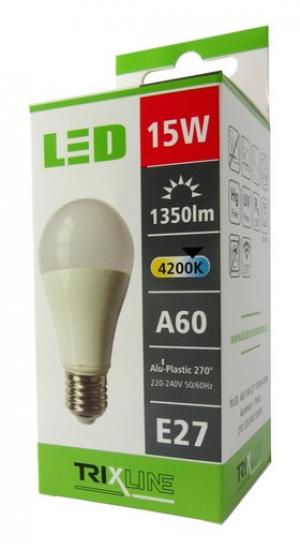 TRIXLINE žárovka LED 15W E27/230V denní bílá