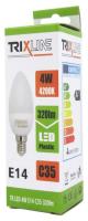 TRIXLINE žárovka svíčková LED 4W E14/230V denní bílá