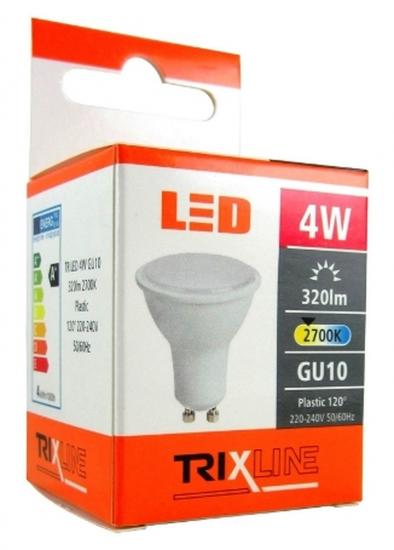 TRIXLINE žárovka LED 4W GU10/230V teplá bílá