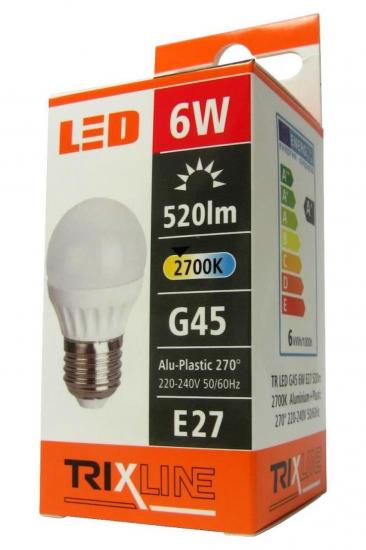 TRIXLINE žárovka LED 6W E27/230V teplá bílá