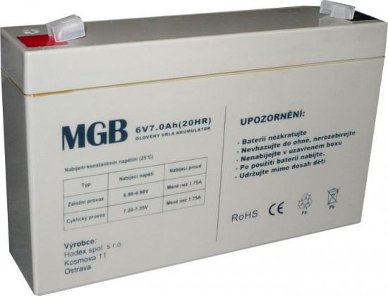 MGB olověná baterie 6V / 7Ah