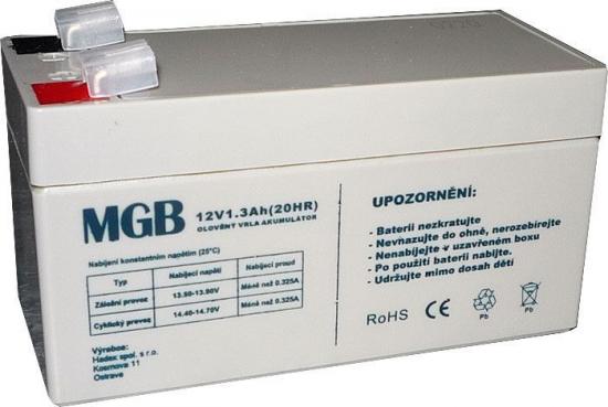 MGB olověná baterie 12V / 1.3Ah