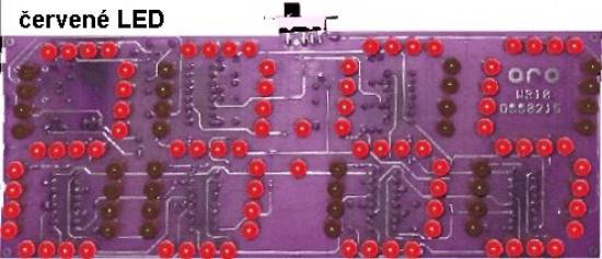Digitální hodiny LED červené - stavebnice