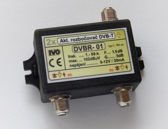 Rozbočovač DVBR-01 2x aktivní 5dB