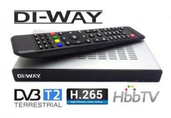 DI-WAY COMBO DVB-T2/C H.265 DVB-S2 s HbbTV