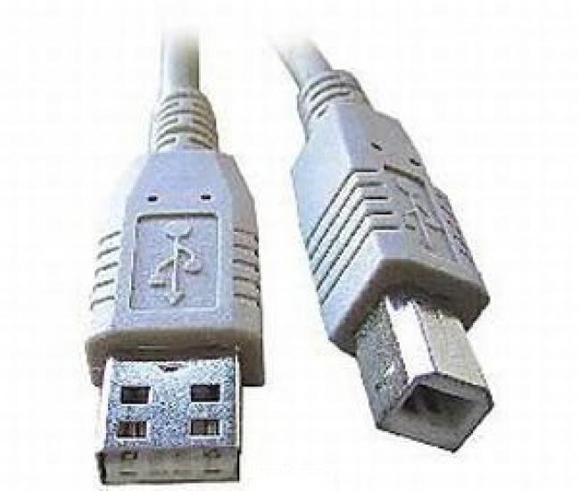 USB kabel 2.0 A vidlice - B vidlice 3m
