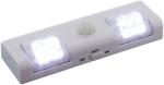LED osvětlení do skříně bílé 8LED s PIR čidlem