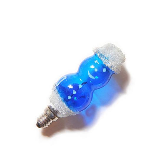 Žárovka SNĚHULÁK 20V/0.1A modrá