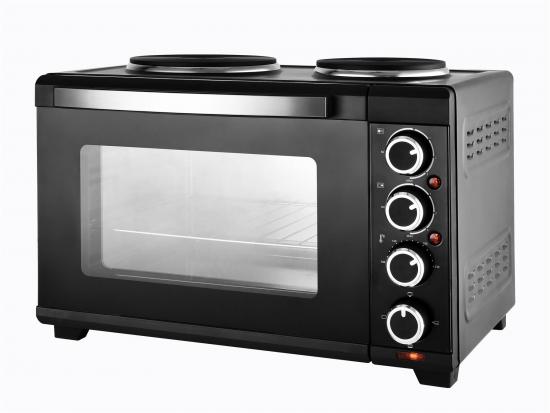 KALORIK MK 1008 BK stolní el. trouba s 2 plotnovou nástavbou