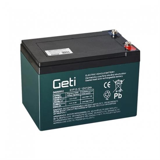GETI olověná baterie 12V / 12Ah pro elektromotory