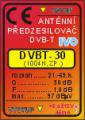 Zesilovač DVB-T 30dB-K