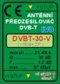 Zesilovač DVB-T 30dB venkovní